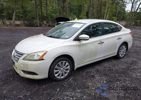 2013 Nissan Sentra Sv из США, поврежденный, VIN 3N1AB7AP3DL669457
